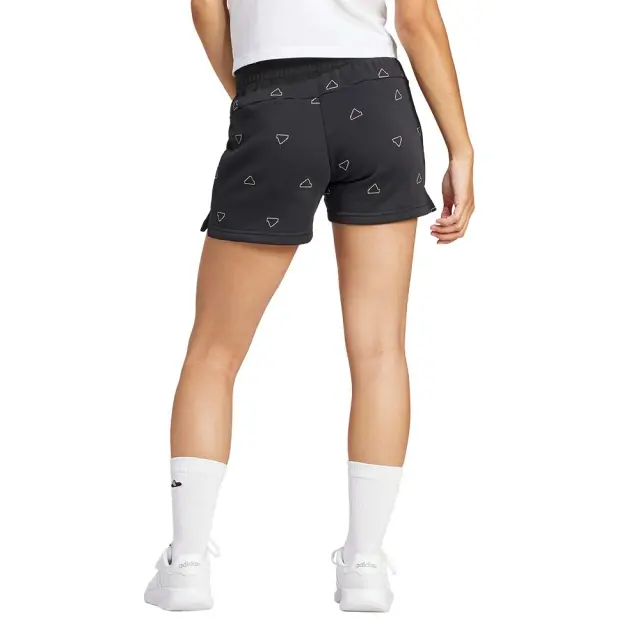 adidas Sportswear Women's Monogram Fleece Shorts Μαύρο IS4067 (adidas Sportswear) - Medium 2