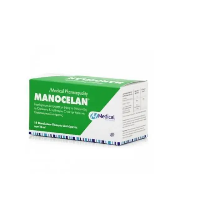 Medical Pharmaquality Manocelan, Συμπλήρωμα Διατροφής Για Την Υγεία Του Ουροποιητικού Συστήματος 14 Φακελίσκοι