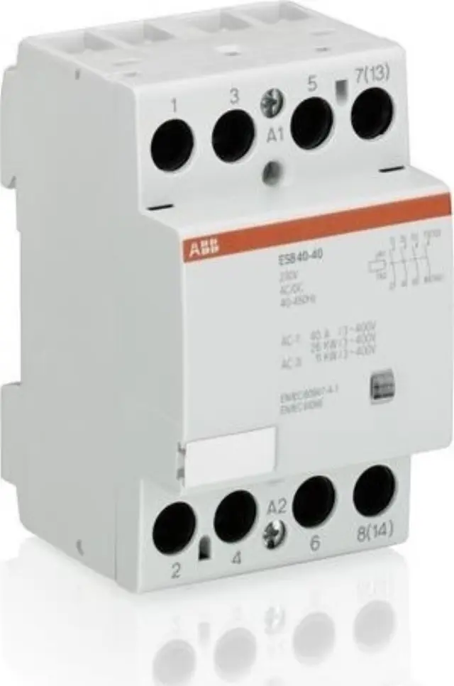 ESB40-40N-06 Installation Contactor (NO) 40 A - 4 NO - 0 NC - 230 V - Control Circuit 400 Hz