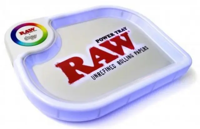 Raw Rolling Tray Δίσκος x ilmyo Power LED+Charging - Mobile App (28x21cm)