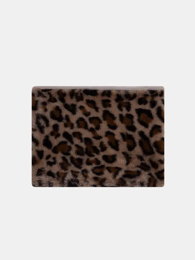 Παιδικός Λαιμός για Κορίτσια Furry Leopard ΜΠΕΖ - One Size