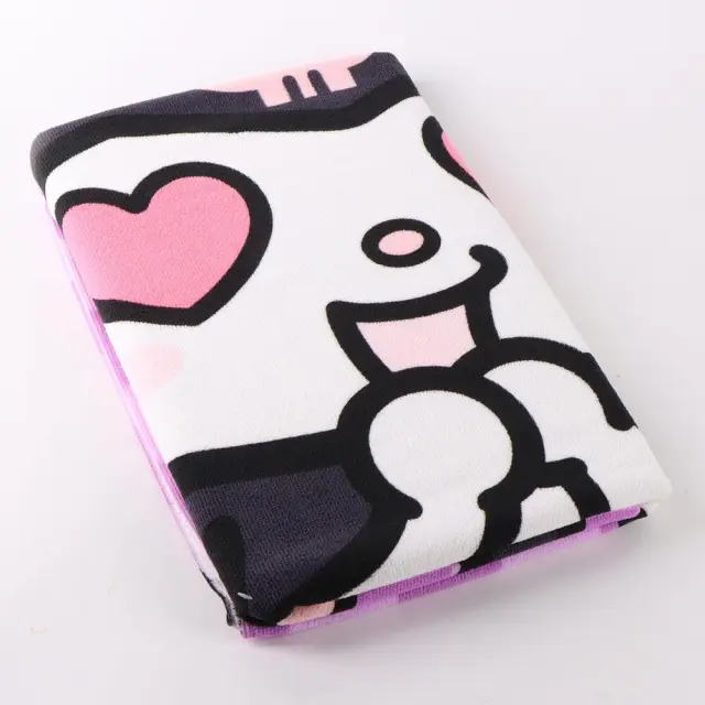 Πετσέτα θαλάσσης Hello Kitty Kuromi microfibre beach towel 70*140cm 3