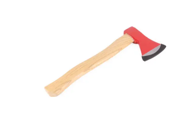 Kitchen axe / wood axe 600 g red