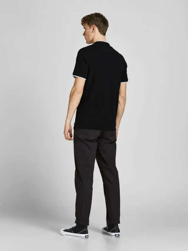 JJEPAULOS MAO POLO SS NOOS Black 2