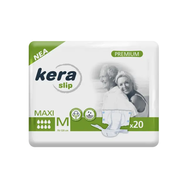 Πανες ακρατειας Kera Slip Μedium Maxi Monthly Pack 80 τεμαχιων (4×20)