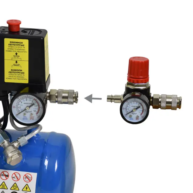 ΑΕΡΟΣΥΜΠΙΕΣΤΗΣ OIL FREE ΧΑΜΗΛΟΥ ΘΟΡΥΒΟΥ (SILENT) 6L/1,0HP 602086 3
