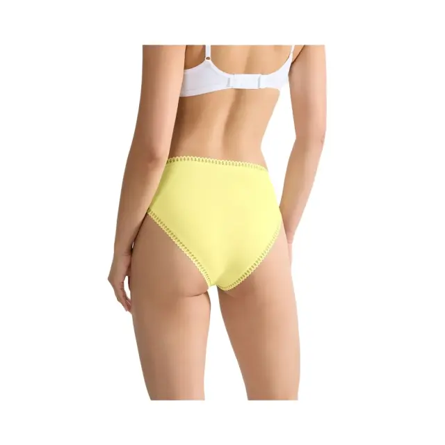 Sloggi Γυναικείο Slip GO Crush High Leg - Τριπλό Πακέτο, Χρώμα Yellow-Coral-Coral Print 3