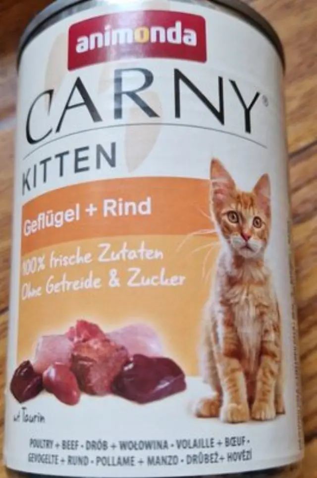 Animonda Carny Kitten Πατέ Με Μοσχάρι & Πουλερικά 400gr Μονόχρωμο
