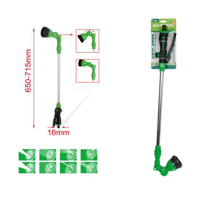 KMT Tools Εκτοξευτήρας Νερού 8 ρυθμίσεων με Κοντάρι 9369378 - 8 setting Water Sprayer with Pole 9369378