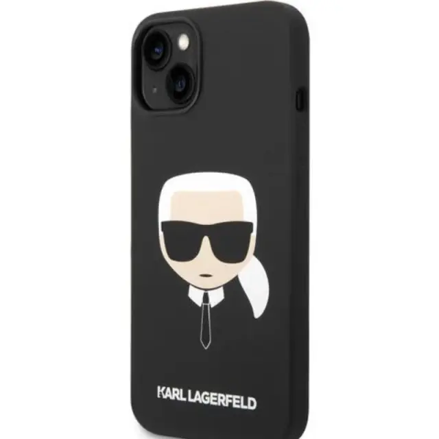 Karl Lagerfeld Karl`s Head Back Cover Πλαστικό / Σιλικόνης Μαύρο (iPhone 14 Plus)
