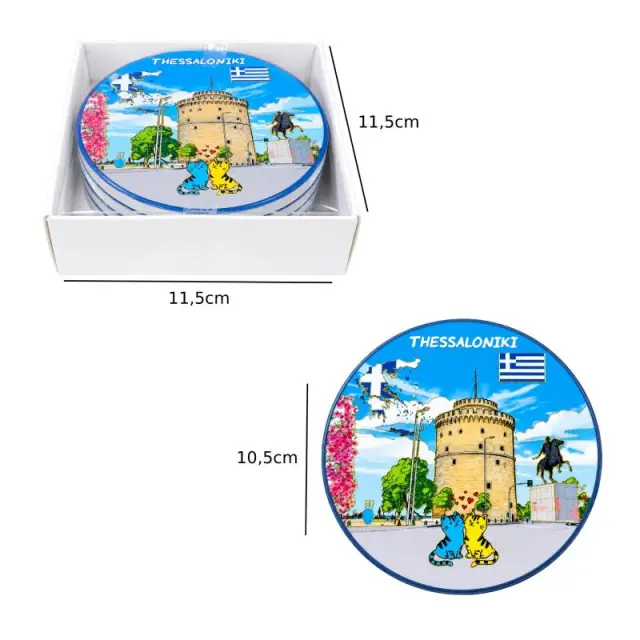 Σετ σουβέρ Thessaloniki 4τμχ - Coaster set 4pcs 026070 2