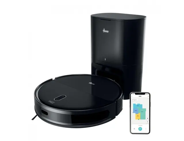Ηλεκτρική Σκούπα Ρομπότ Hoover HG2 Turbo Slim HG250HP 011 για σκούπισμα και σφουγγάρισμα, με Wi-Fi και ισχύ 5000Pa - Urban Black38383017