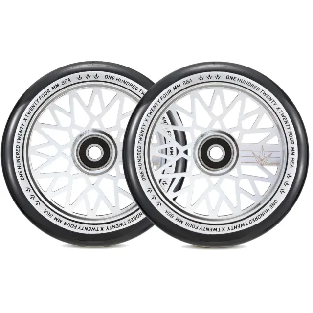BLUNT Diamond Hollow Wheels 120 - Chrome/Black 2