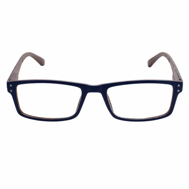 Frog Optical Γυαλιά Πρεσβυωπίας F124 σε Διχρωμία Μπλε-Καφέ +3.50