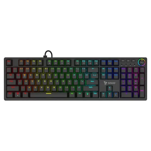 Savio STYX Gaming KeyPad με Outemu Blue διακόπτες και RGB φωτισμό (Αγγλικό US) Μπλε