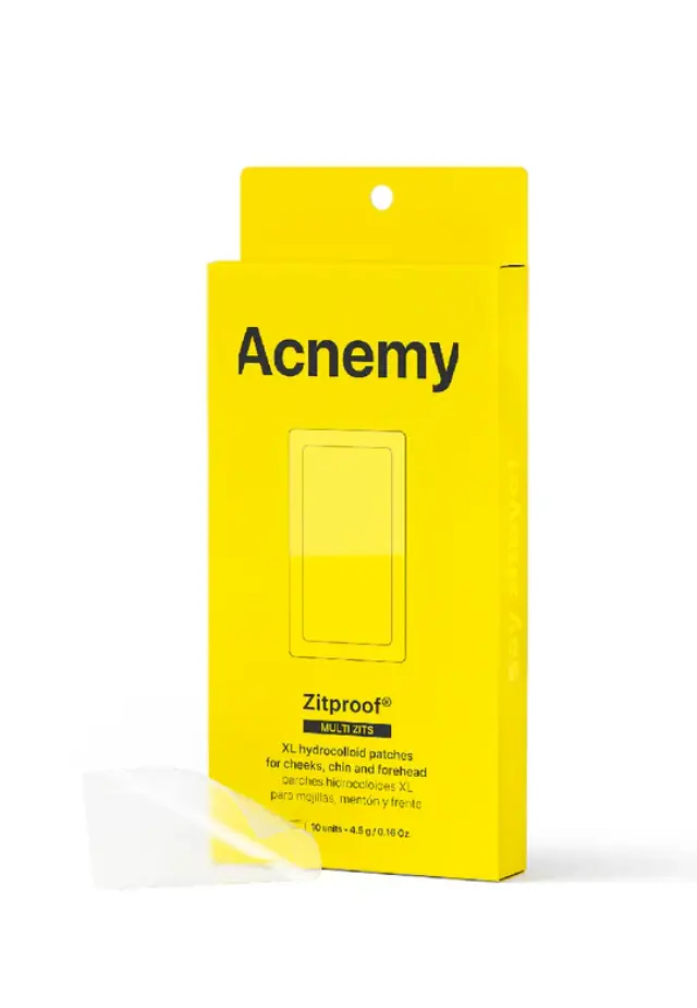 Niche Beauty Lab - Acnemy - ZITPROOF MULTIZITS - Xl υδροκολλοειδή επιθέματα για μάγουλα, πηγούνι και μέτωπο 10τχμ