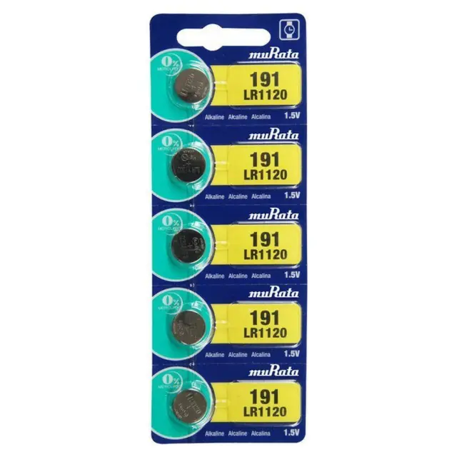 MURATA 191 Alkaline LR1120 5 τεμάχια