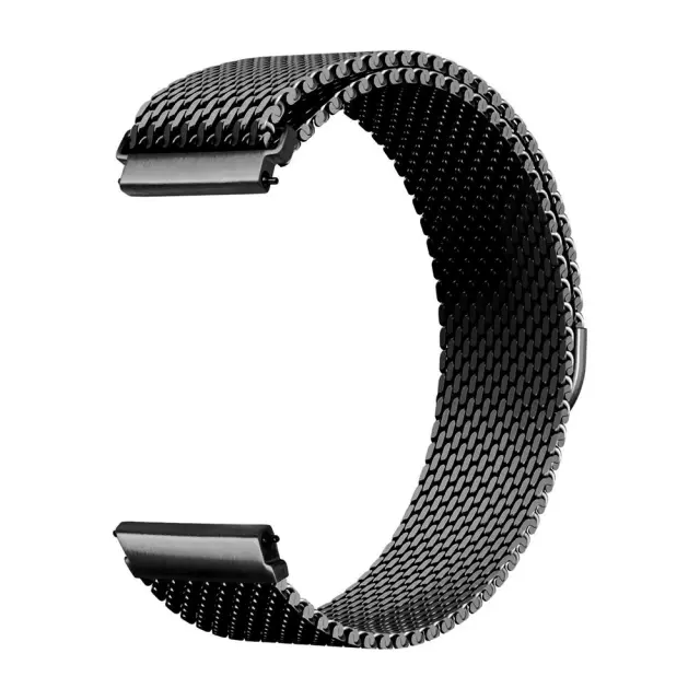 Milanese Λουράκι για Smartwatch 18mm- Black OEM 2