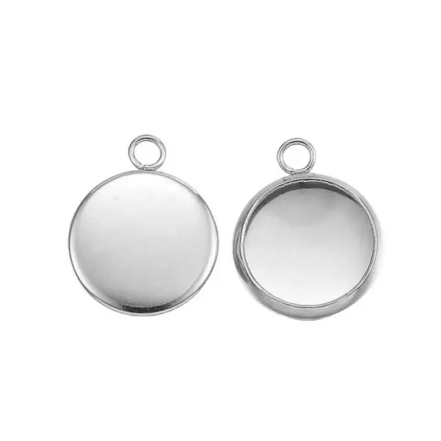 Κρεμαστό Καστόνι 15x12x2mm (Καστόνι 10mm) Ανοξείδωτο Ατσάλι 304 - 20τεμ