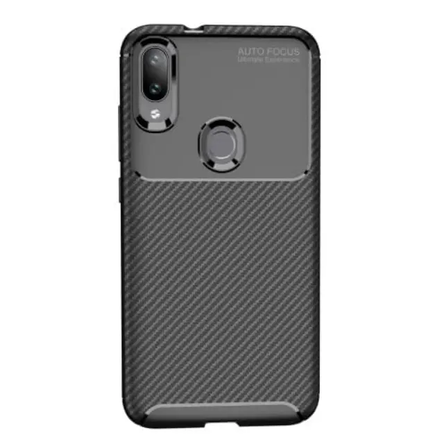 Carbon Προστατευτική Θήκη TPU για Xiaomi Mi Play OEM- Μαύρη