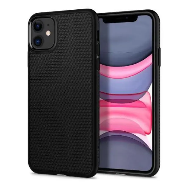 Θήκη Soft TPU Spigen Apple iPhone 11 Liquid Air Μαύρο N54143