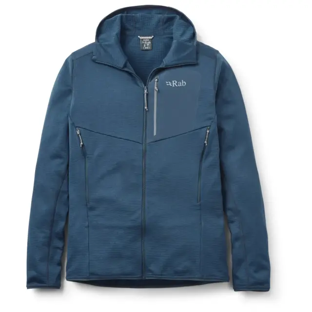 Rab Ascendor Ανδρικό Fleece Hoody Tempest Blue - X Large