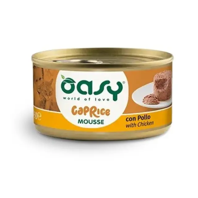 Oasy Grain Free Cat Adult Mousse Κοτόπουλο 85gr Μονόχρωμο