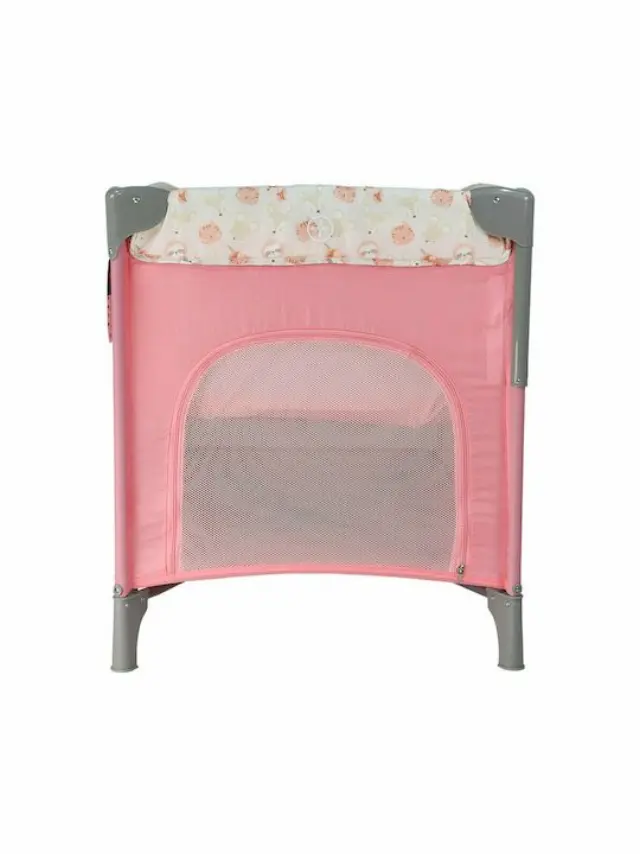 Bebe Stars Παρκοκρέβατο Animal Up And Down Bunny (886-185) Ροζ 2