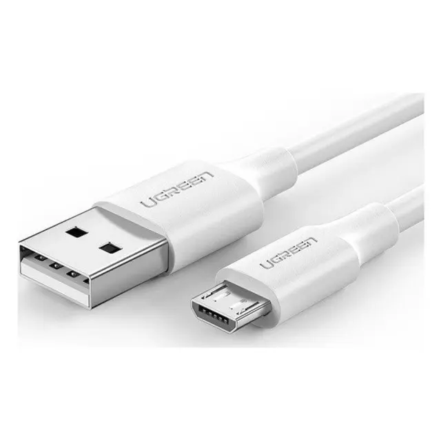 Ugreen® - US289 Καλώδιο USB-A σε micro USB 2m- White.