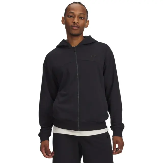 Under Armour Men's Rival Lightweight Full-Zip Jacket Μαύρο 6009346-001 (Under Armour) - XLarge