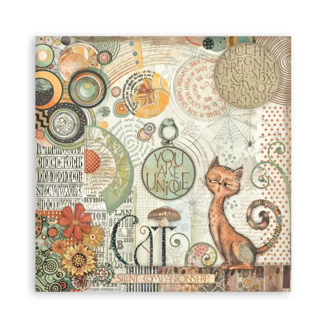 Χαρτιά scrapbooking 10τεμ, 30.5×30.5cm Stamperia, Furry Friends 3