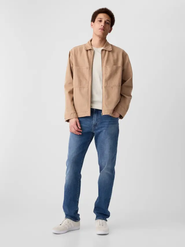 Μπλε GapFlex Straight Jean Παντελόνι με Washwell medium wash