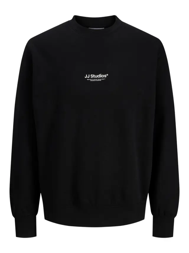 JJESOHO SWEAT CREW NECK NOOS - Black