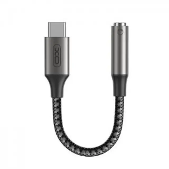 Καλώδιο-αντάπτορας USB High-Speed Type-C αρσ. - 3.5mm θηλ., 0.13m σε γκρι χρώμα 2