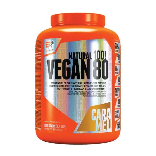 Extrifit Vegan 80 caramel, 2000-g