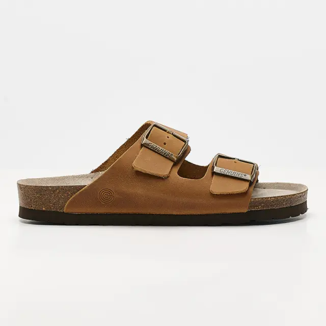 Genuins Πέδιλα Unisex δέρμα Καφέ GEN/HAWAII APURE G105999 COGNAC