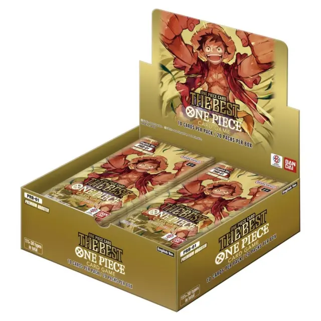 ONE PIECE CARD GAME - PRB01 The Best Premium Booster Box (20 Boosters) - EN