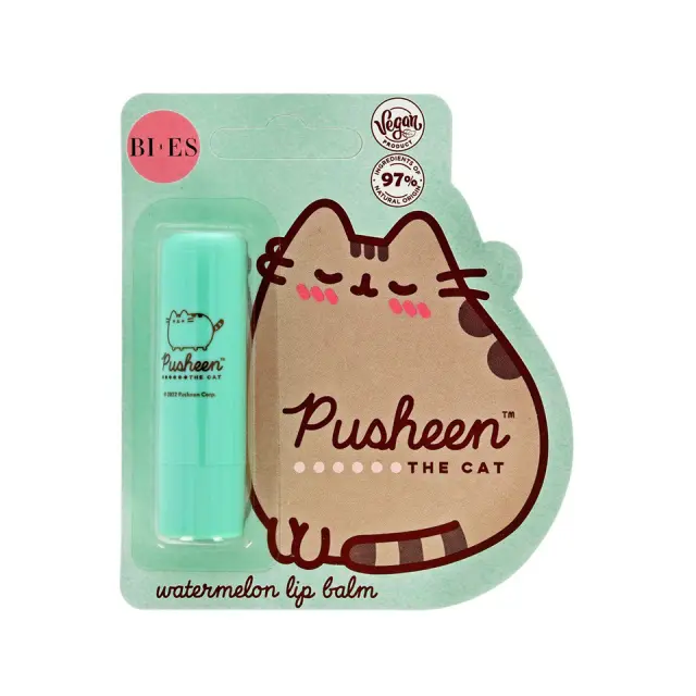 Pusheen Παιδικό Ενυδατικό Βάλσαμο Χειλιών με Γεύση Καρπούζι Lip Balm Watermelon