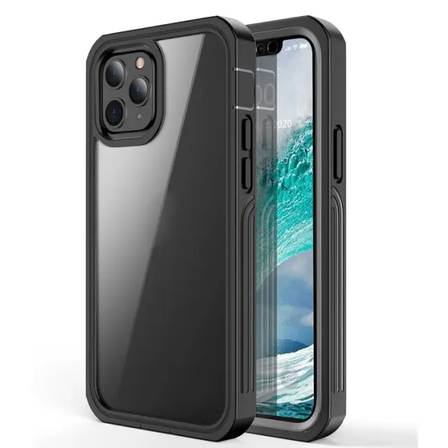 RedPepper Shockproof Scratchproof Dust-proof PC + TPU για iPhone 12/12 Pro - Transparent