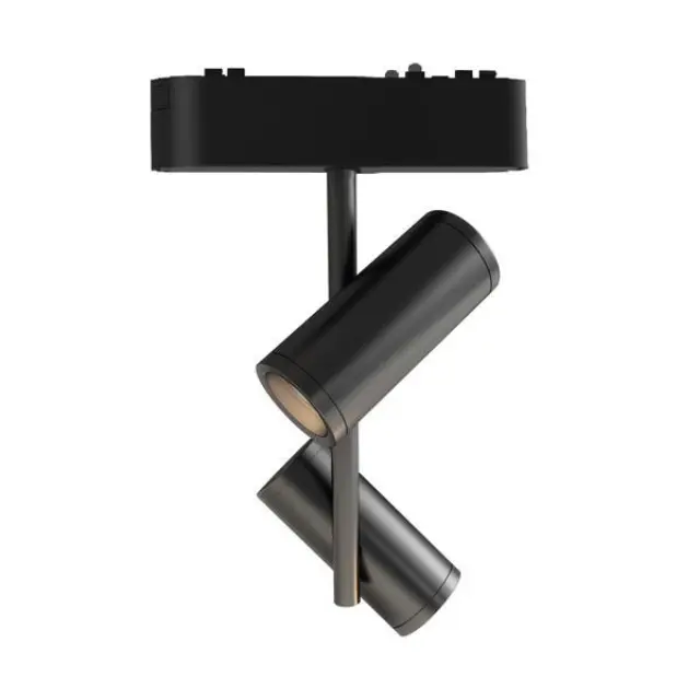 ΣΠΟΤ ΜΑΥΡΟ ΜΑΓΝΗΤΙΚΗΣ ΡΑΓΑΣ ULTRA SLIM 2x8W 3CCT TRIAC Μαύρο