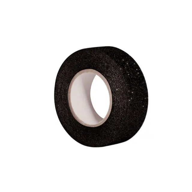 Rayher Αυτοκόλλητη Ταινία Glitter 15mm x 5m Μαύρο (59925576)