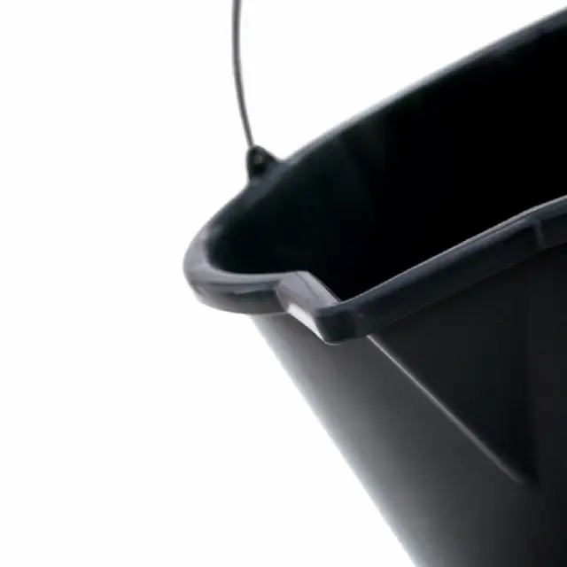 Prosperplast Κουβάς Πλαστικός με Χείλος 12lt KBU12L-S411 Ø31x24Ycm Μαύρος / 103773 2