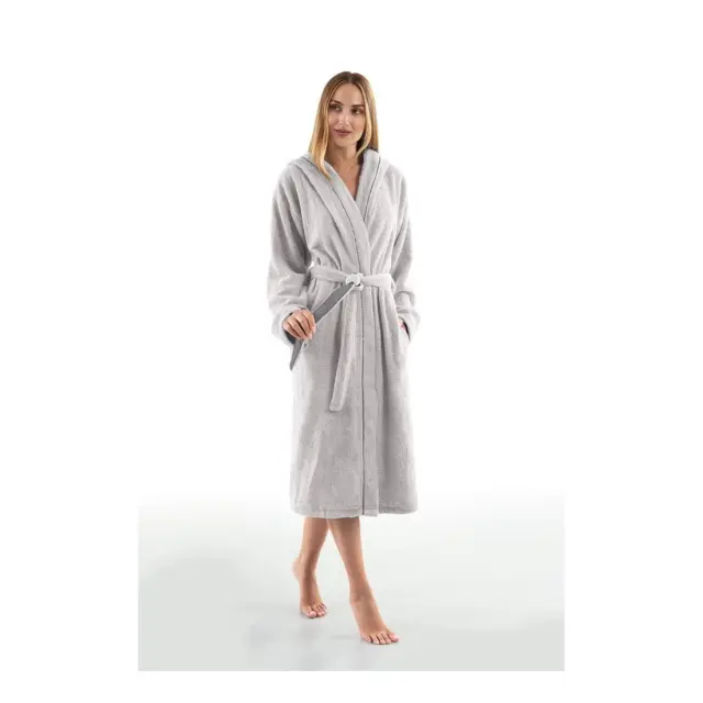 Μπουρνούζι Casual Silver Medium