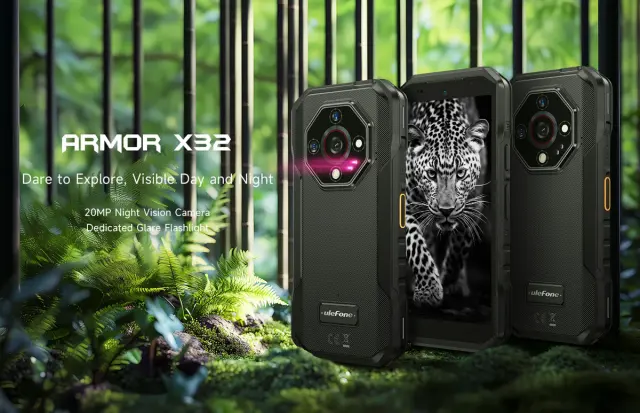 ULEFONE smartphone Armor X32, 5.65", 6/128GB, 5500mAh, IP68/IP69K, μαύρο 2