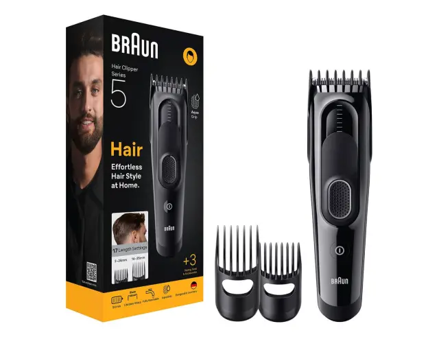 Επαναφορτιζόμενη Κουρευτική Μηχανή Braun Series 5 HC5530 με 17 ρυθμίσεις μήκους HC5530 2