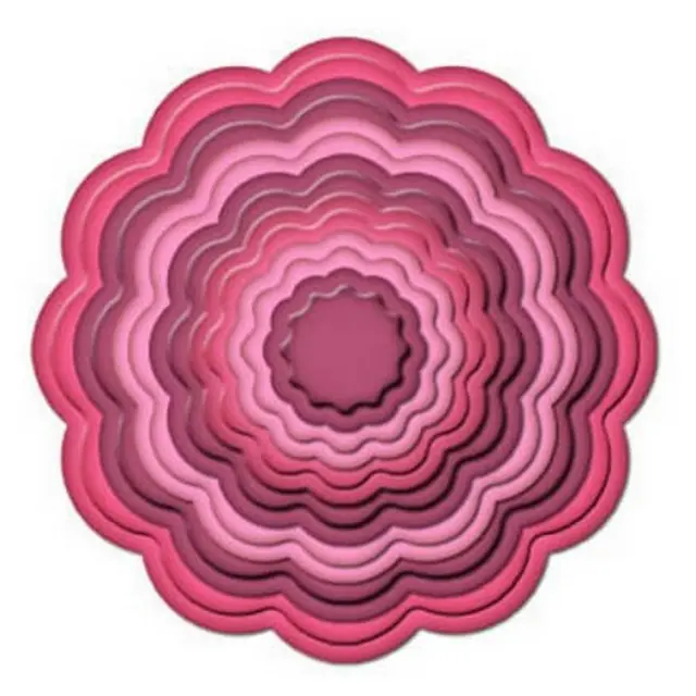 Μήτρα Spellbinders ,Big Scalloped Circles LG , σετ 7 τεμ.