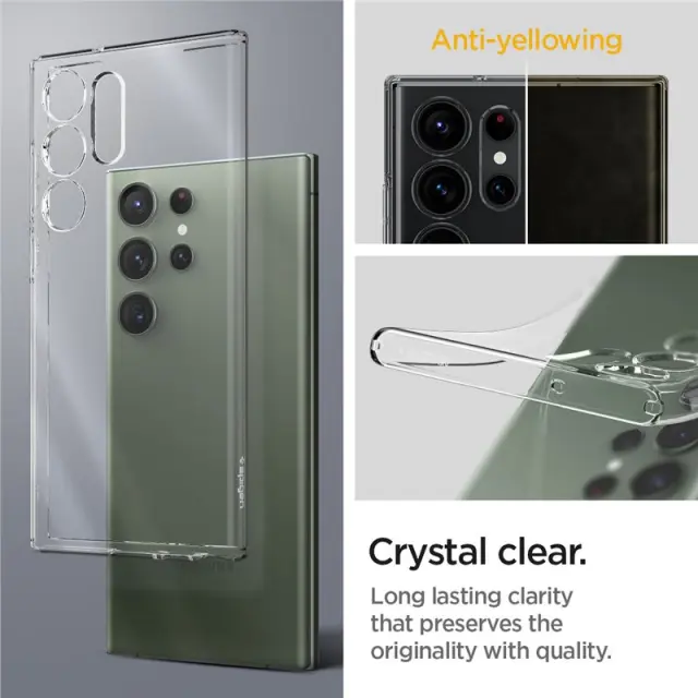 Spigen Liquid Crystal, clear - Samsung Galaxy S23 Ultra 3