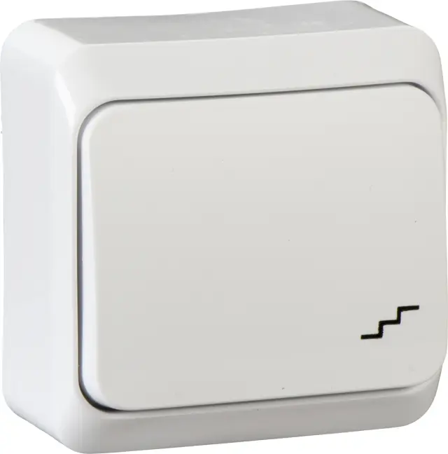 PRIMA - 1pole 2way switch - 10AX, white