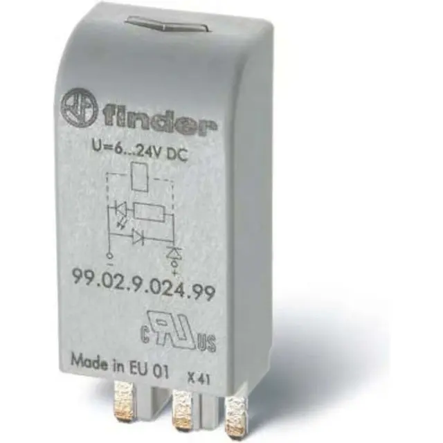 Module LED-ind.+diode(reverse polarity protection) 24VDC S90,92,94,95 (99.02.9.024.99)