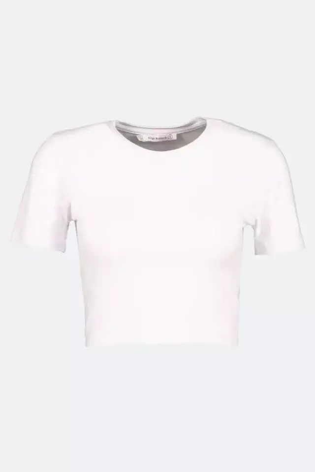 Kings & Clowns - Γυναικείο T-shirt Regular Fit Λευκό - L 3